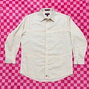 Nordstrom Cream Dress Shirt for Men